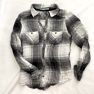 Plaid button down